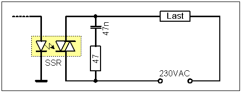 SSR mit snubber-circuit